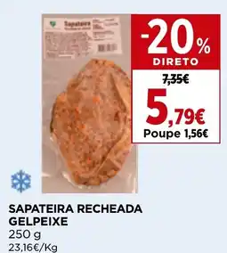 Sapateira recheada gelpeixe