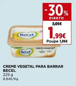 Creme vegetal para barrar becel