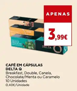 Supercor Café em cápsulas Delta Q promoção