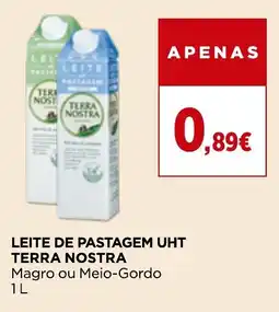 Leite de pastagem uht terra nostra