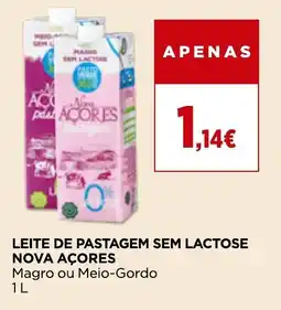Supercor Leite de pastagem sem lactose nova açores promoção