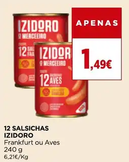 12 Salsichas Izidoro