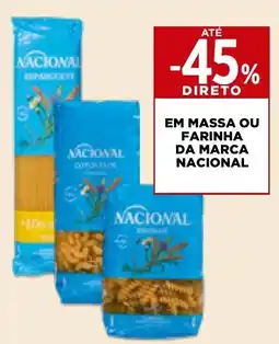 Em massa ou farinha da marca nacional