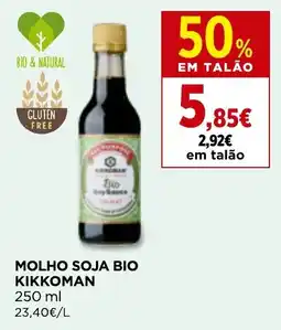 Molho soja bio kikkoman