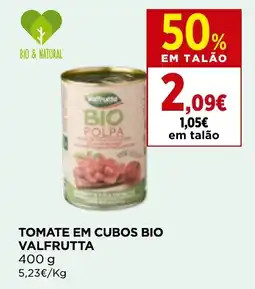 Supercor Tomate em cubos bio valfrutta promoção