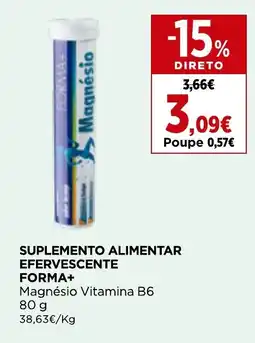 Suplemento alimentar efervescente Forma+