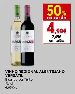Supercor Vinho Regional Alentejano Versátil promoção