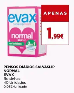 Pensos diários salvaslip normal evax