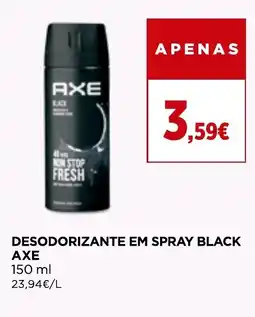 Desodorizante em spray black axe