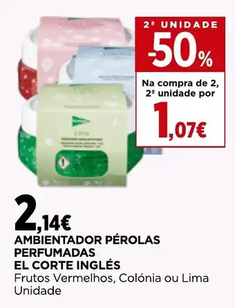 Supercor Ambientador pérolas perfumadas el corte inglés promoção