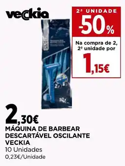 Máquina de barbear descartável oscilante veckia