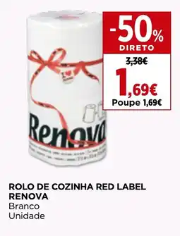 Supercor Rolo de cozinha red label renova promoção