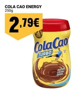 Neomáquina Cola cao energy promoção