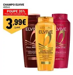 Neomáquina Champo Elvive promoção