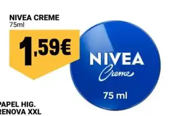 Neomáquina Nivea creme promoção