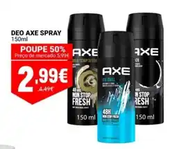 Neomáquina Deo axe spray promoção