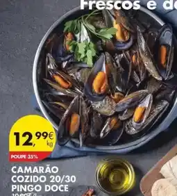 Pingo Doce Pingo doce - camarão cozido promoção