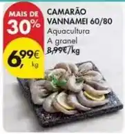 Pingo Doce A+ - camarão vannamei 60/80 promoção
