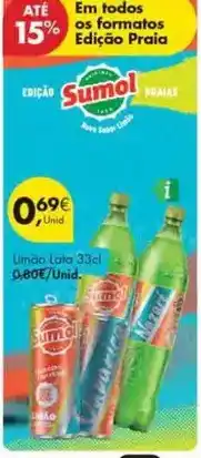 Pingo Doce Sumol - em todos os formatos promoção