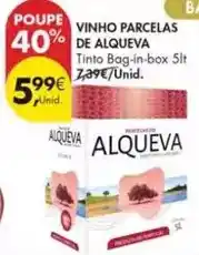 Pingo Doce Vinho parcelas de alqueva promoção
