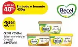 Pingo Doce Becel - creme vegetal promoção