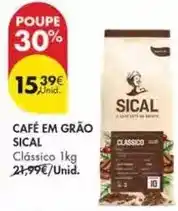 Pingo Doce Sical - café em grão promoção