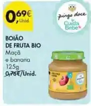 Pingo Doce Biológico - boião de fruta bio promoção