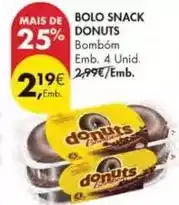 Pingo Doce Donuts - bolo snack promoção