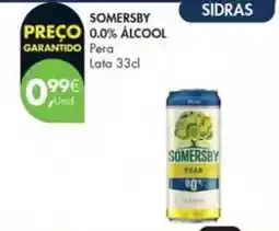 Pingo Doce Somersby - 0.0% alcool promoção