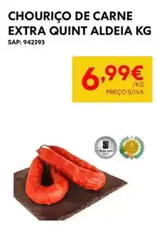 Recheio Chourico de carne extra quint promoção