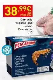 Recheio Pescanova - camarão mozambique jumbo promoção