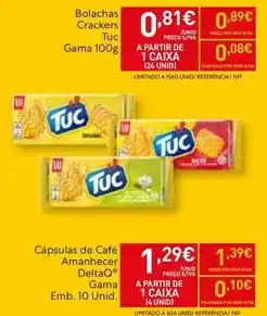 Recheio Tuc - bolachas crackers promoção
