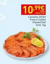 Recheio Masterchef - camarão 30/50 fresco cozido masterchef promoção