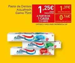 Recheio Aquafresh - pasta de dentes promoção