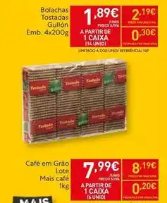 Recheio A+ - café em grão lote promoção