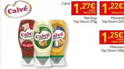 Recheio Calvé - ketchup top down promoção