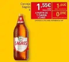 Recheio Sagres - cerveja promoção