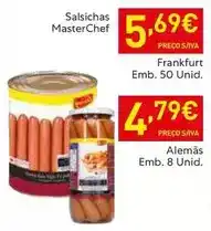 Recheio Masterchef - salsichas promoção