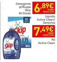 Recheio Skip - detergente p/roupa promoção
