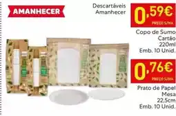 Recheio Amanhecer - copo de sumo promoção