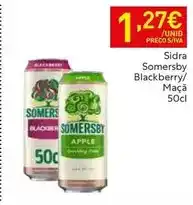 Recheio Somersby - sidra promoção