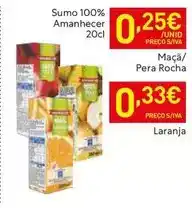 Recheio Amanhecer - sumo 100% promoção