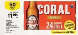 Continente Coral - cerveja promoção