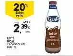 Continente Ucal - leite promoção