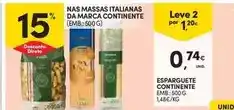Continente Continente - esparguete promoção