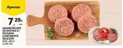 Continente Continente - hamburguer de bovino c/ picanha promoção
