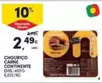 Continente Continente - chouriço carne promoção