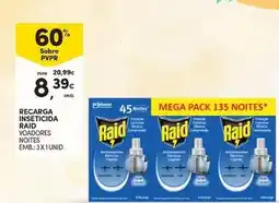 Continente Raid - recarga inseticida promoção
