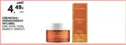 Continente Mylabel - creme dia/ serum energy promoção