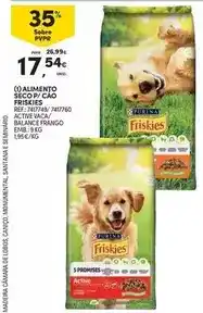 Continente Friskies - alimento seco p/ cao promoção